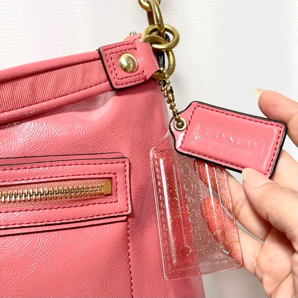 Coach Pink Shoulder Bag - Picture 3 of 14